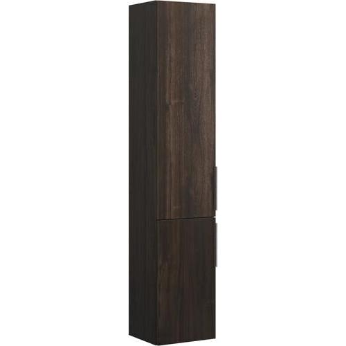 burgbad, Badezimmerschrank, Eqio Hochschrank mit 2 Türen und 1 Innenschublade, Türanschlag links, 1760 x 350 mm