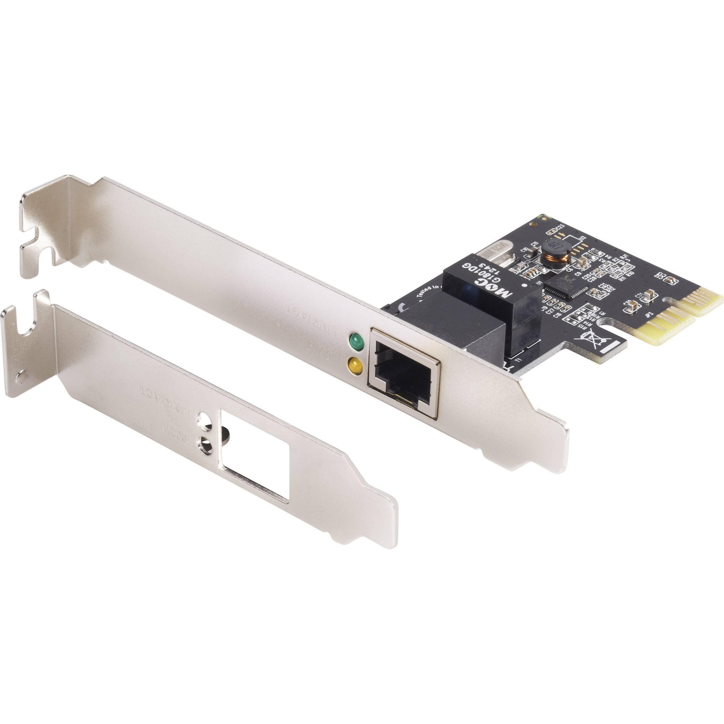 Renkforce Scheda di rete PCIExpress Gigabit Ethernet della porta (PCIe), Scheda di rete