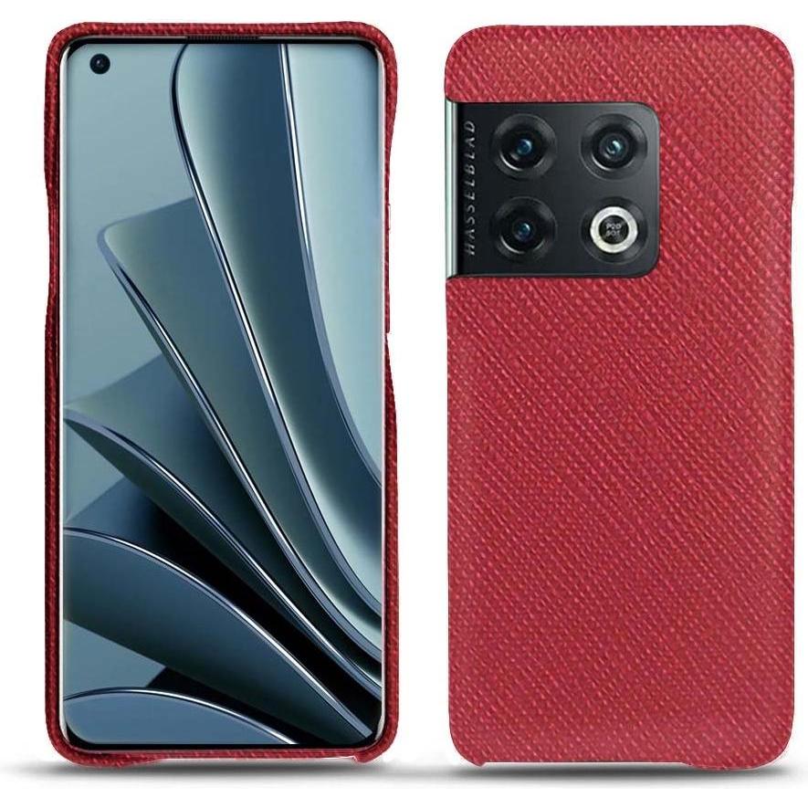Noreve Lederschutzhülle (OnePlus 10 Pro), Smartphone Hülle, Rot