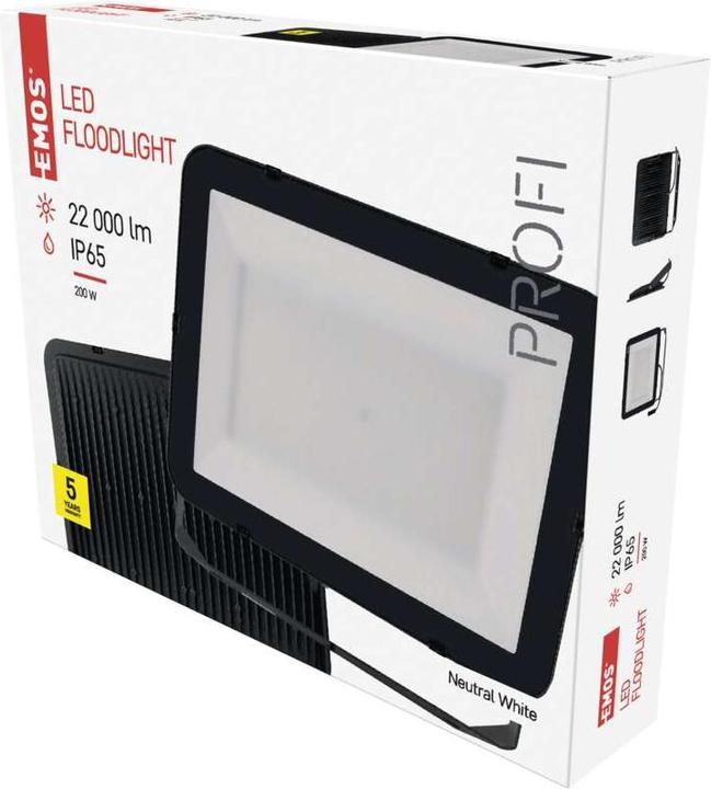 Produktbild Emos LED Flutlicht PROFI, 200W neutralweiss (22000 lm, IP65)