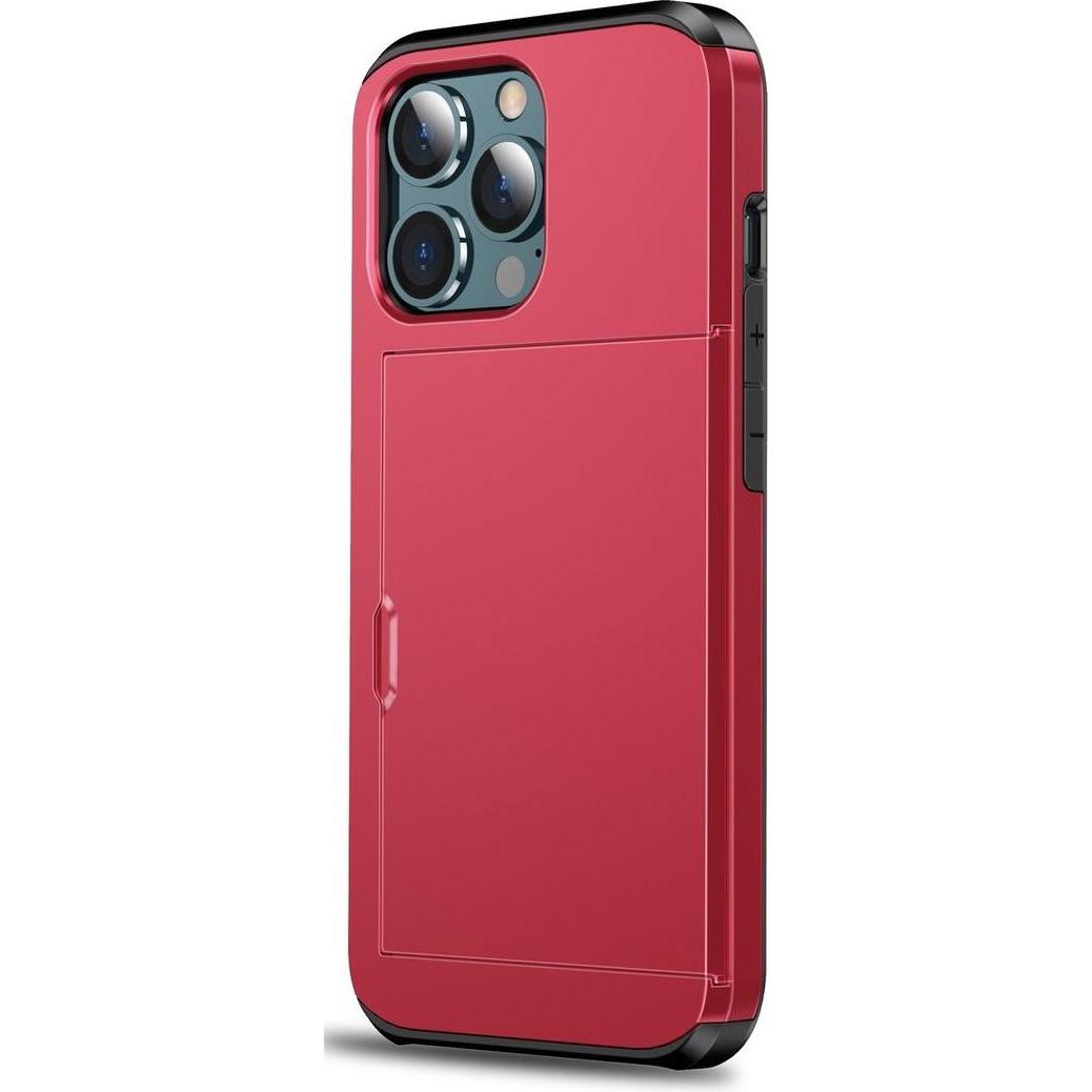 Thumbnail - König Design Hülle Handy Schutz für Apple iPhone 13 Pro Max Case Cover Tasche Etui Bumper Rot (Apple iPhone 13 Pro Max),...