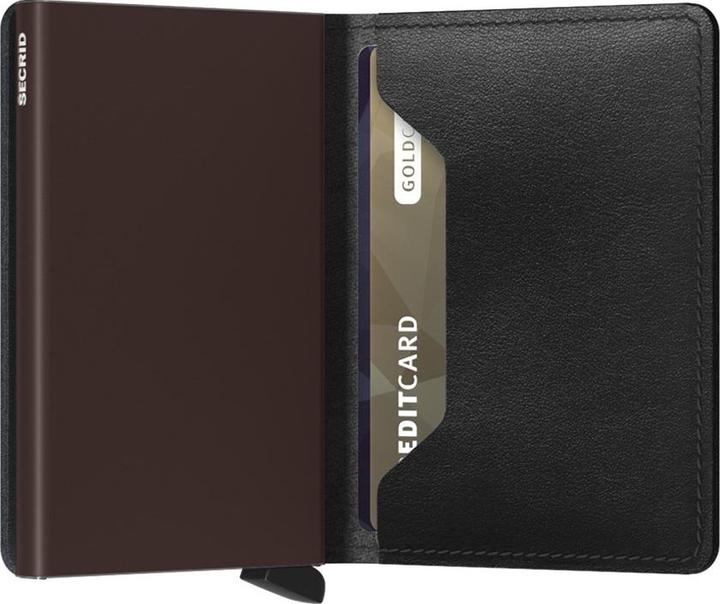 Actual product image Secrid Original Slimwallet -lompakko, musta/ ruskea