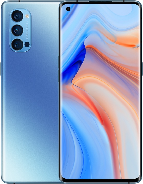 OPPO Reno4 Pro (256 GB, Galactic Blue, 6.50", Doppia SIM, 48 Mpx, 5G)