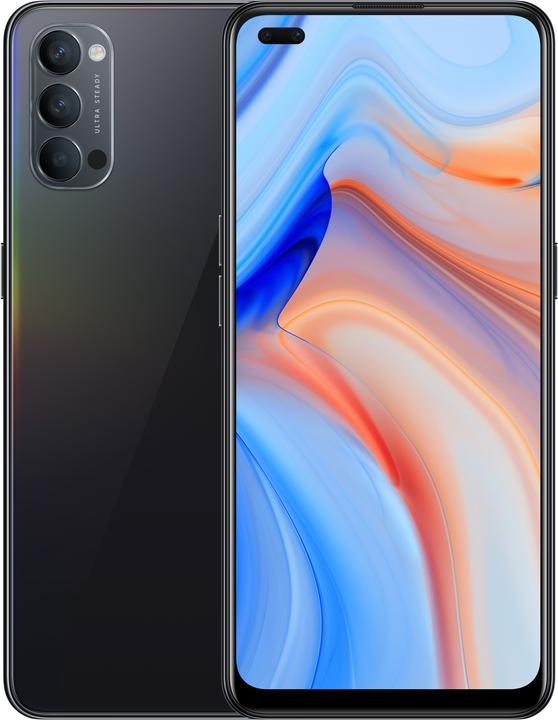 Image du produit OPPO Reno4 (128 Go, Noir Spatial, 6.40", Double SIM, 48 Mpx, 5G)