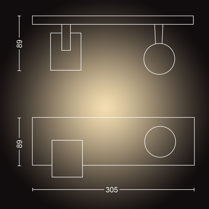 Image du produit Philips Hue Runner Base BT (700 lm, GU10)