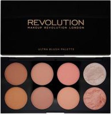 Actual product image Makeup Revolution bronze and blush palette Ultra Blush Palette Golden Sugar (Golden Sugar)