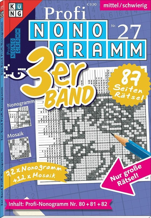 Image du produit Educational Technology Conceptis Puzzles:Profi-Nonogramm 3er-B (108 pièces)