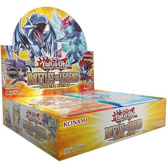 Konami Yu-Gi-Oh! TCG Battle of Legends: Monster Mayhem présentoir boosters (24) *ALLEMAND* (Tedesco, Display del booster)