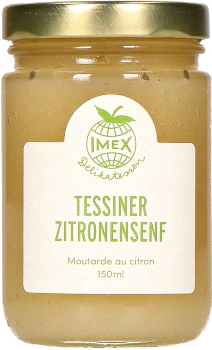 Image du produit Imex Delikatessen Moutarde au citron du Tessin (150 g)