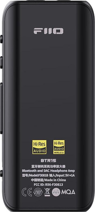 FiiO BTR15 (USB-DAC, Display, gain switch, Microphones, Tone control, Bluetooth)