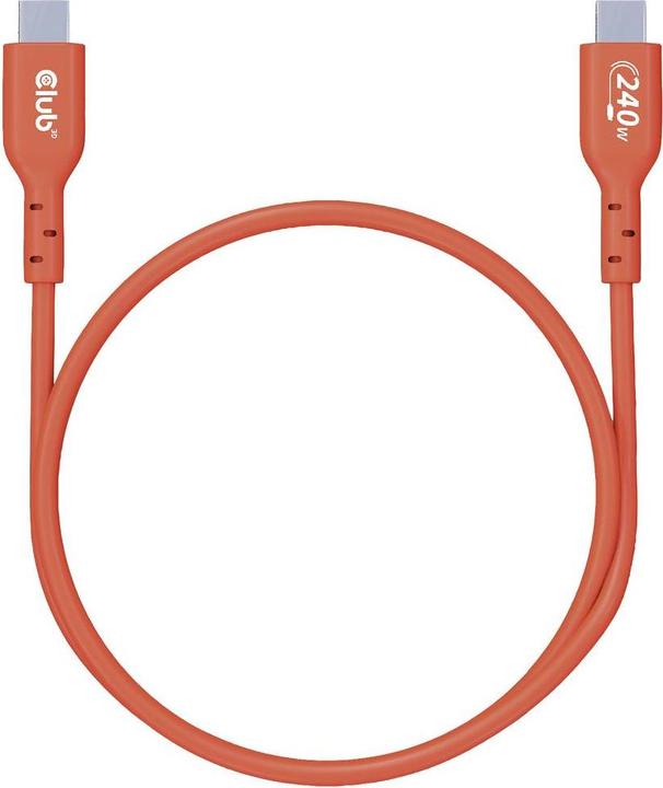 Produktbild Club 3D Club3D Kabel USB 2 Typ C PD 240W / 480Mb 1m St/St retail (1 m, USB 2.0, 480 W)