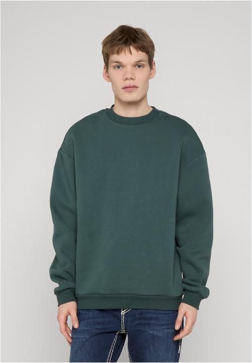 Produktbild Urban Classics Fluffy Crewneck bottlegreen S (S)