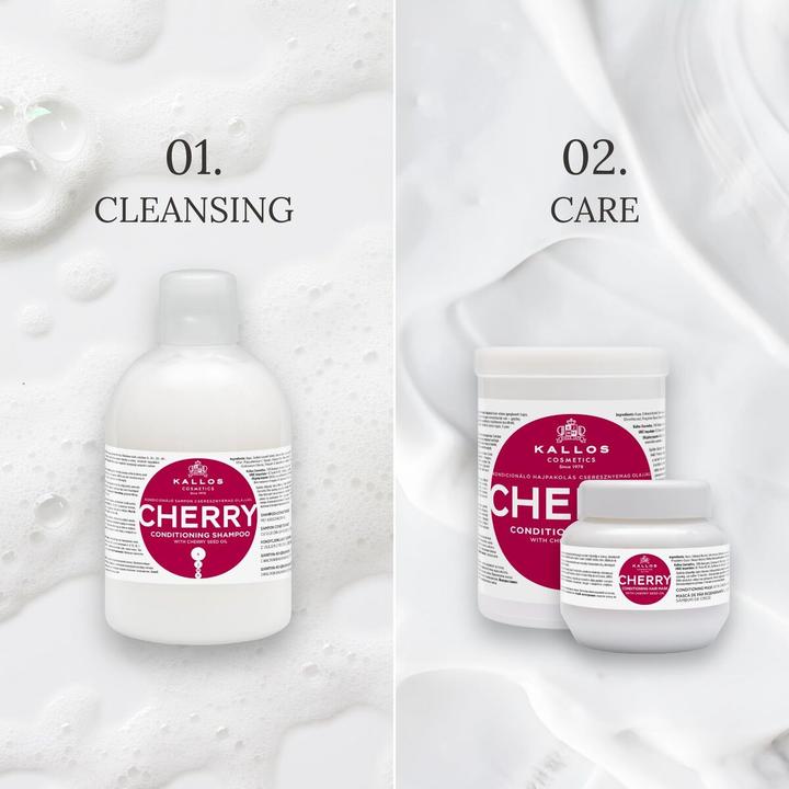 Actual product image Kallos Cosmetics cherry (Liquid shampoo, 1000 ml)