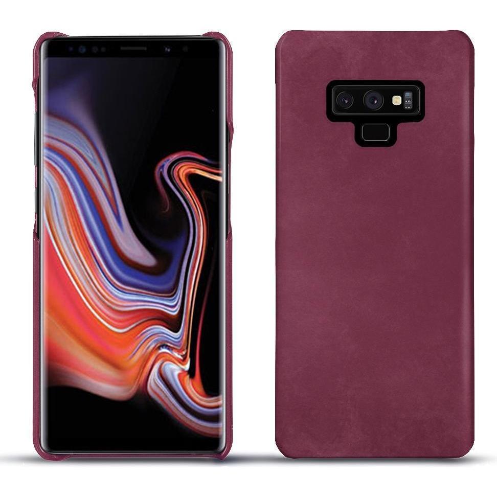 Noreve Lederschutzhülle (Samsung Galaxy Note 9), Smartphone Hülle, Violett