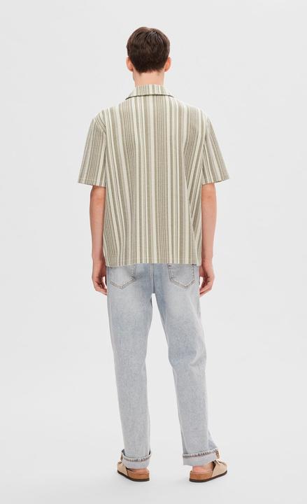Produktbild Selected Homme Gestreiftes Kurzarmhemd (XXL)