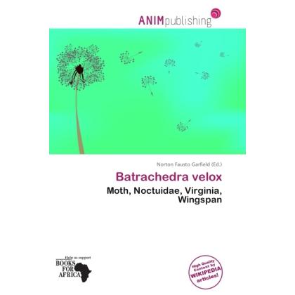 Batrachedra velox, Fachbücher