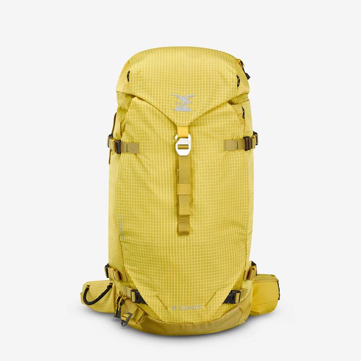 Simond Rucksack Bergsteigen vielseitig modulierbar – Alpinism 33 gelb (33 l)