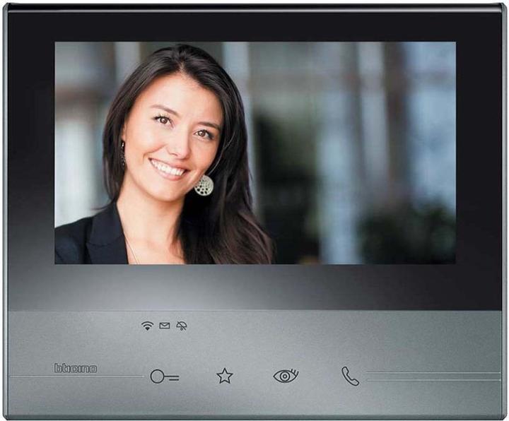 Immagine prodotto Legrand Classe300 X13E Dark 344643 Video Home Station a colori con funzione Wlan (Funk)