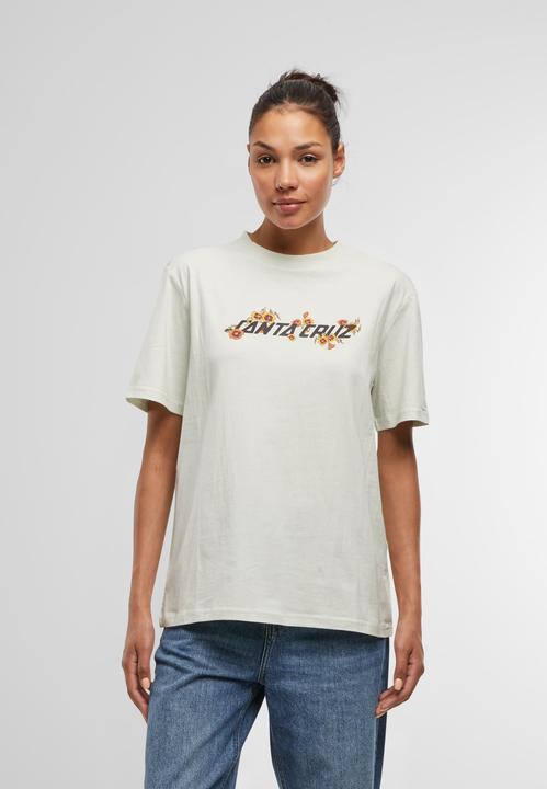 Actual product image Santa Cruz Poppy Strip T-Shirt (S)