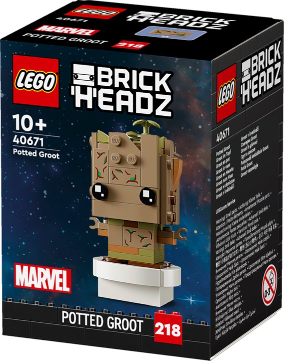 Produktbild LEGO Groot im Topf (40671, LEGO Brickheadz)
