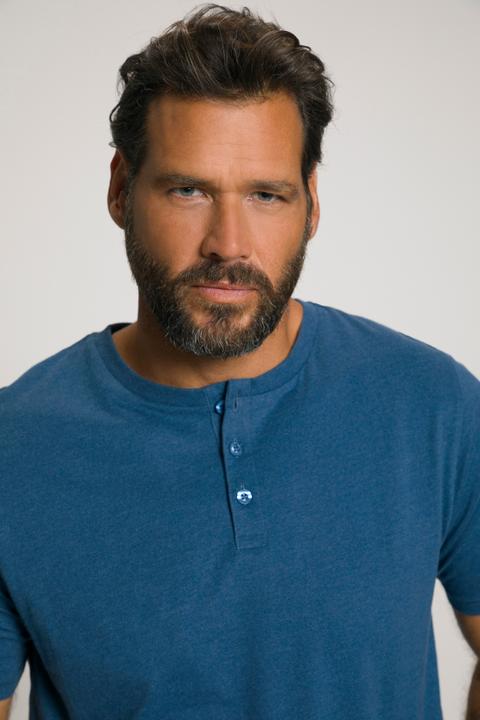 Immagine prodotto JP1880 Maglia serafino basic con abbottonatura e mezze maniche (XXL)