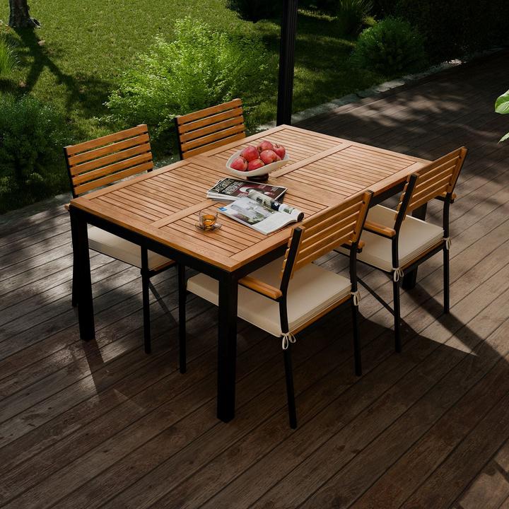 Produktbild Juskys Gartengarnitur (150 x 90 x 74 cm)