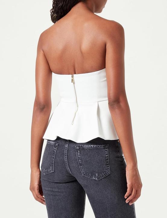 Actual product image Pinko Magnetone Top Crepe Technical St T-shirt (36)