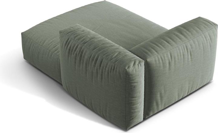 Image du produit Micadoni Chaise longue modulable droite, "Martina", 1 Place, 176x123x75 Fabriqué en Europe (Recamière)
