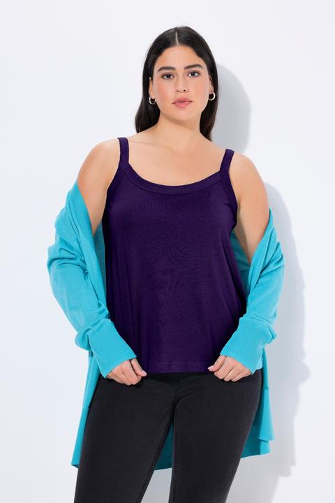 Image du produit Ulla Popken Top spaghetti, jersey doux (60)