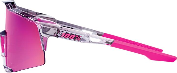 Produktbild 100% Brille Speedccraft -Polished Translucent Grey -Purple Multila (Transparent, Pink)