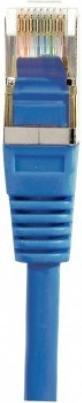 Immagine prodotto Exertis Connect Cavo patch F/UTP, CAT.5e, blu, 1,0 m Cavo patch con protezione da piegatura particolarmente stretta (F/UTP, CAT5e, 1 m)