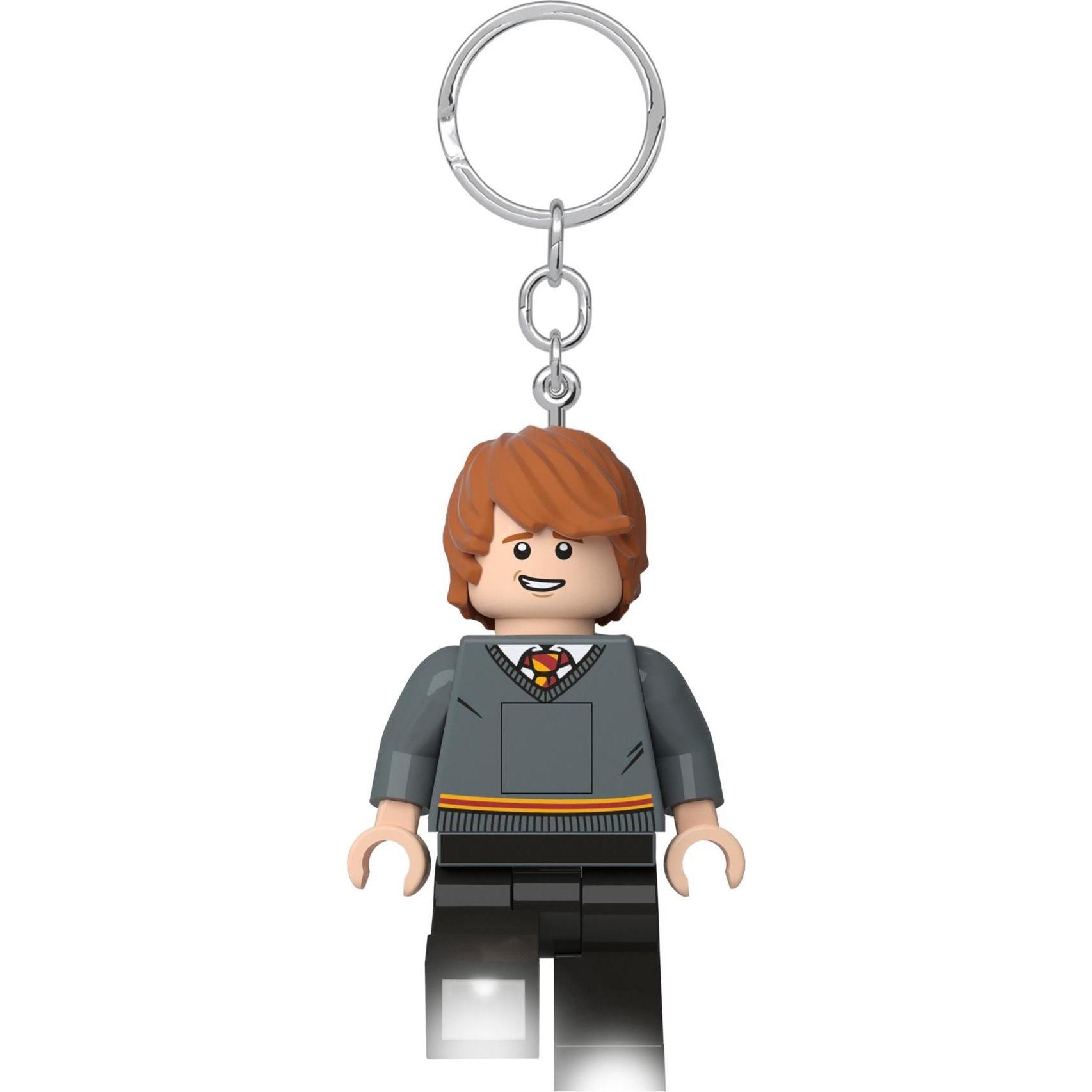 LEGO, Jungen, Schlüsselanhänger, Harry Potter Ron Schlüsselanhänger mit Taschenlampe, Grau