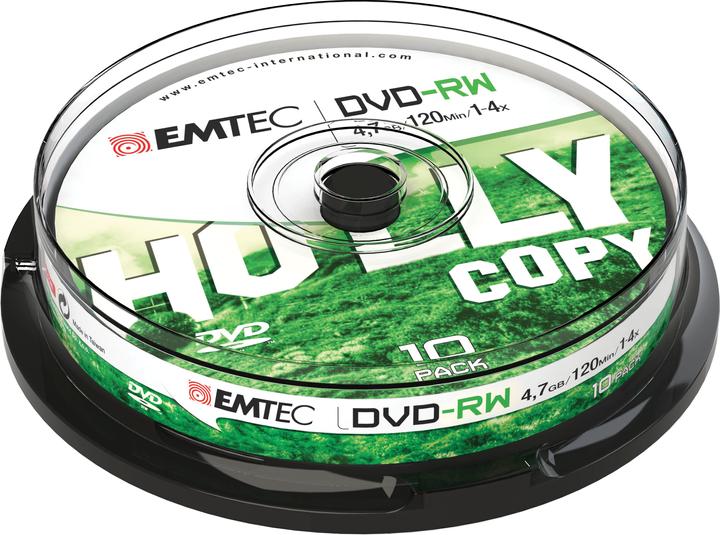 Productafbeelding Emtec DVD - RW 1 - 4x, 10 (10x)