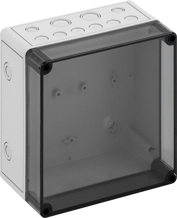 Produktbild Spelsberg TK PC 1818-11-tm PV Leergehäuse 180 x 182 x 111 Polycarbonat Grau 1St. (Gehäuse)