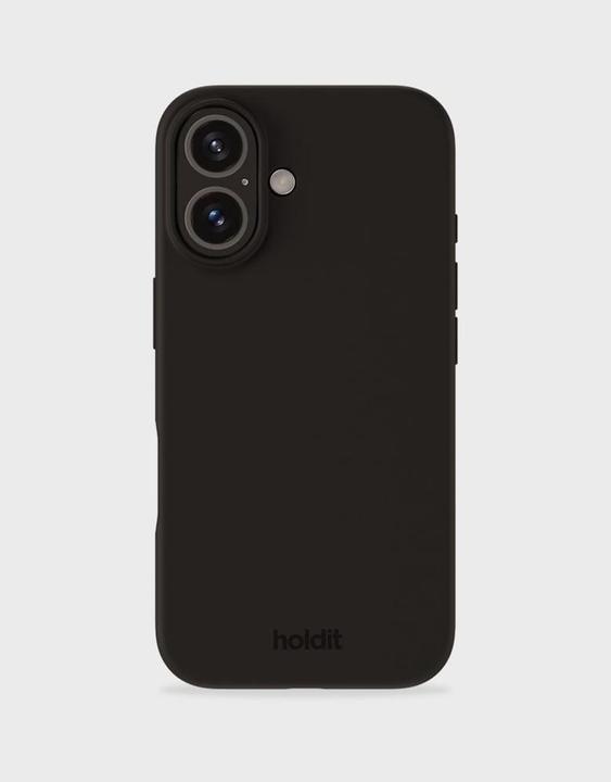 Produktbild Holdit Silikonhülle iPhone 16 Schwarz (Apple iPhone 16)