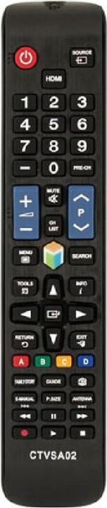 Produktbild BigBuy Samsung Universal Fernbedienung Schwarz (Universal Fernbedienung, Infrarot)