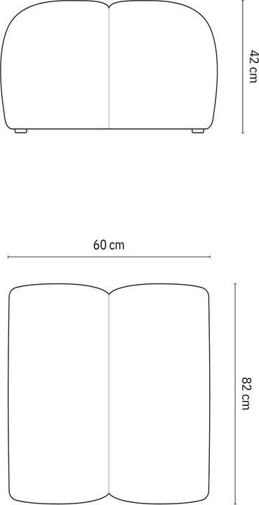 Actual product image Micadoni Diana (Cushioned stools)