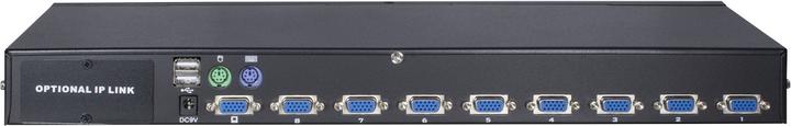 Produktbild Intertech 8-Port KVM-Switch, USB/PS2, VGA, Hz, -12V