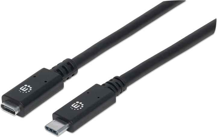 Manhattan USB C – USB C (0.50 m, USB 3.2 Gen 2, 100 W)