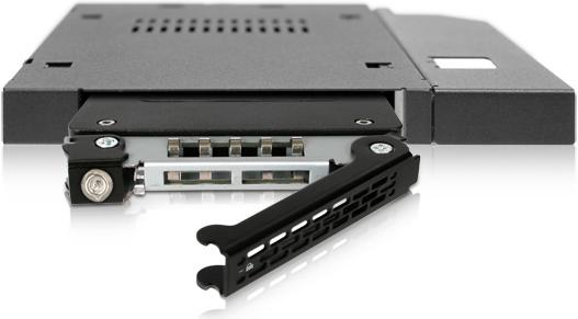 Actual product image Icy Dock 2.5" SATA/SAS HDD/SSD removable frame for slim ODD/FDD bay with lock