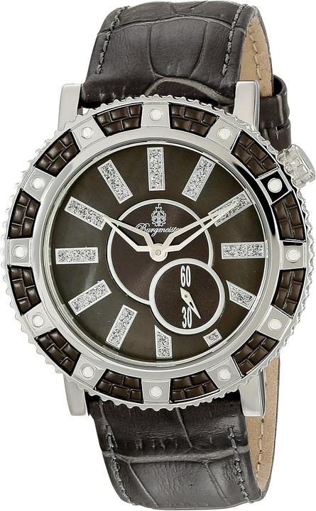 Burgmeister Horloge analoge pour femmes avec bracelet cuir, étanche et élégant (Montre analogique, 43.50 mm)