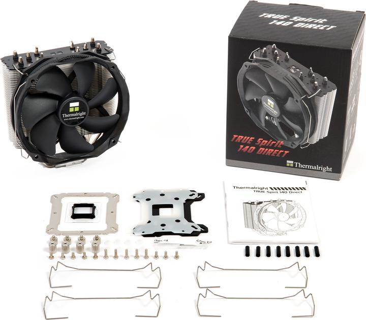 Produktbild Thermalright True spirit 140 Direct, 300-1300 U/min, 15-21 dBa, 16.9-73.6 CFM, 4-pin PWM (161 mm)