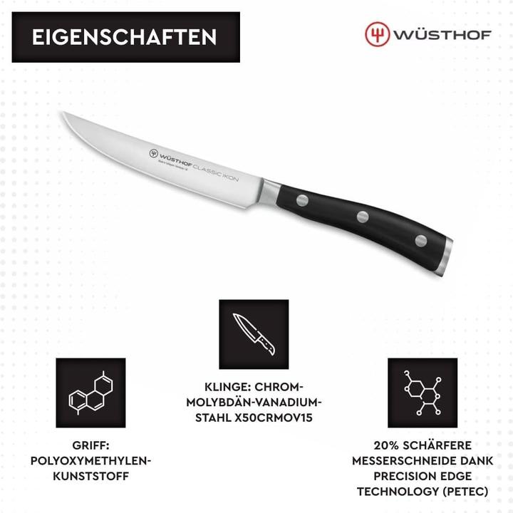 Produktbild Wüsthof Steakmesser / Steak knife, 12 cm, Classic Ikon (Messer)