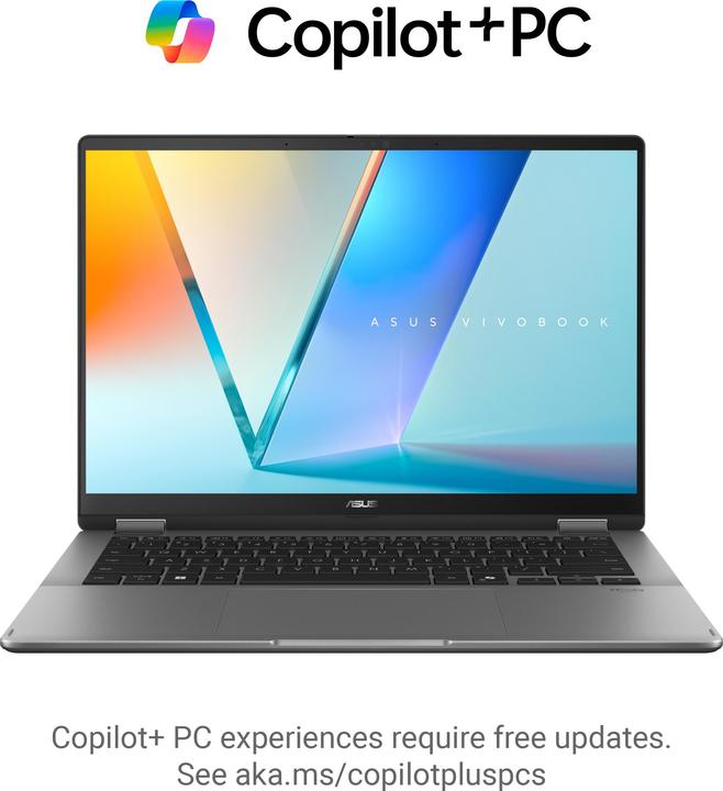 Produktbild ASUS Vivobook 14 Flip (14.02", 1000 GB, 16 GB, CH, Intel Core Ultra 7 256V)