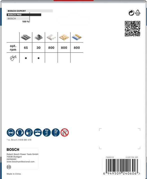 Actual product image Bosch Professional Zubehör Pro Multi Material PC Plus (127 mm)