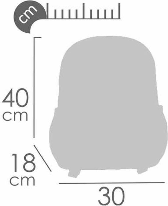 Produktbild DeCuevas Schulrucksack Niza 40 x 18 x 30 cm