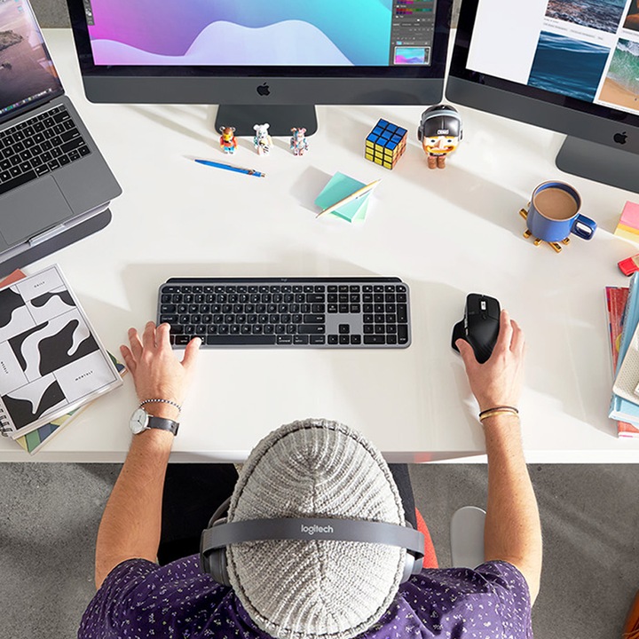 Produktbild Logitech MX Keys for Mac (Eng. Int., Kabellos)