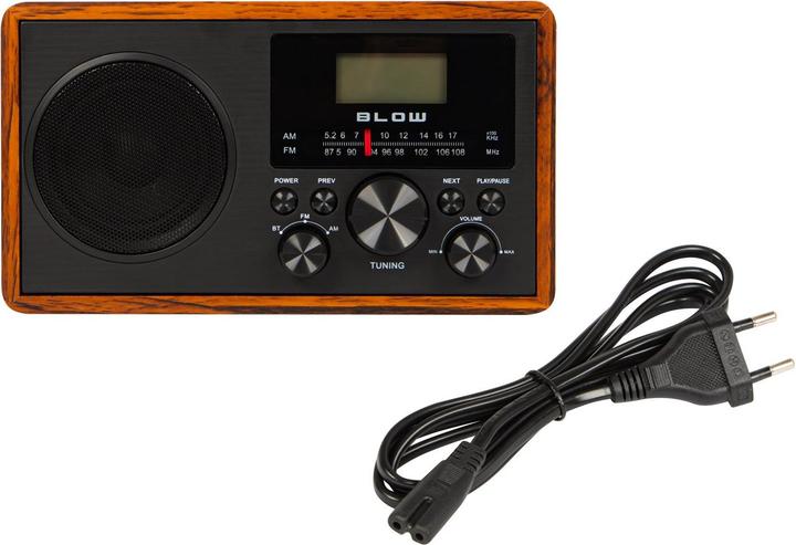 Actual product image Blow Analogue radio RA9 V.2 AM/FM (AM, FM, Bluetooth)