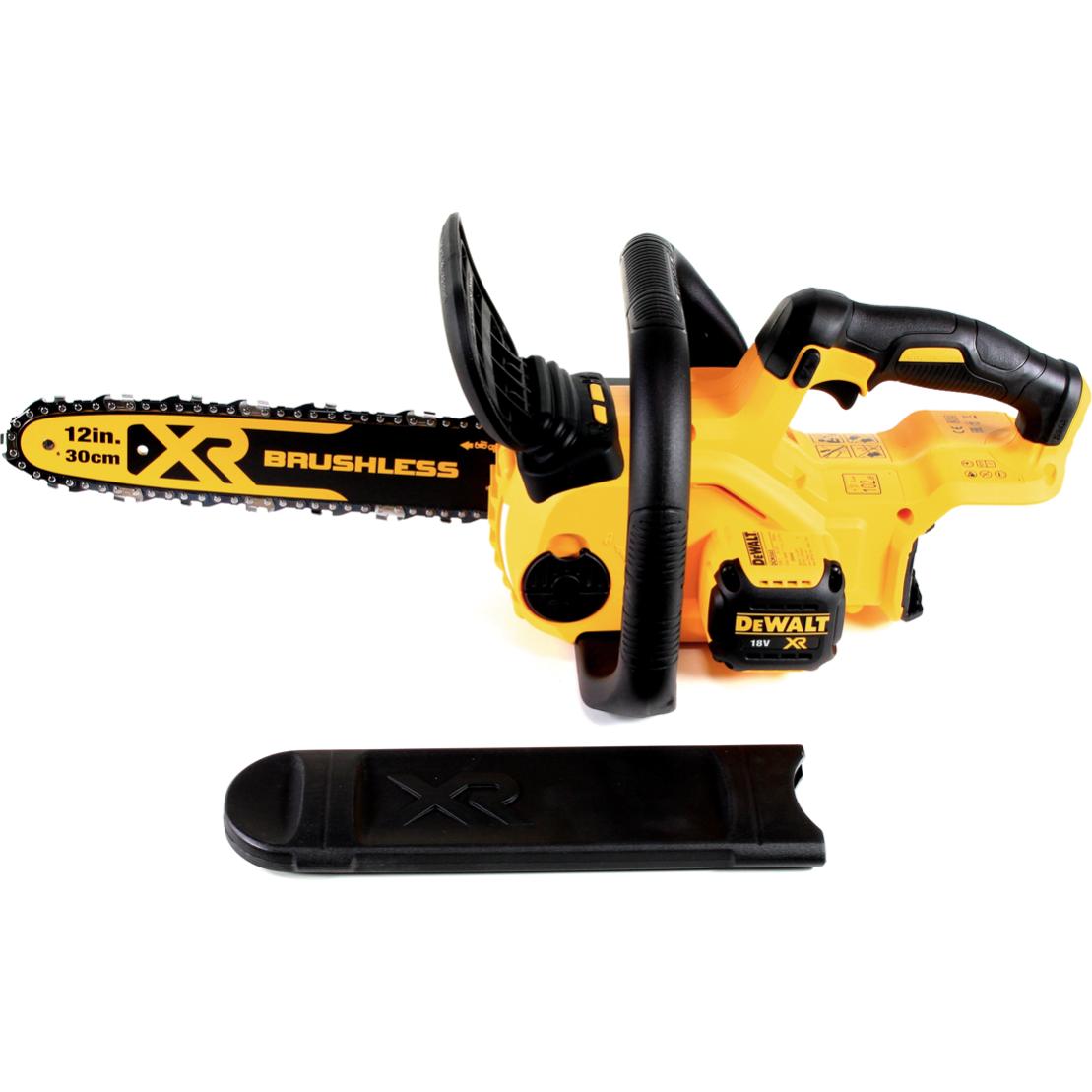 DeWalt, Motosega, DCM 565 M1 Motosega a batteria 18V + 1x Batteria 4,0 Ah + Caricabatterie (Sega a catena a batteria)