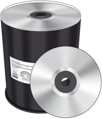 Actual product image MediaRange CD-R / 80min 52x write speed blank/blank, black write side, 100pcs cakebox (100 x)
